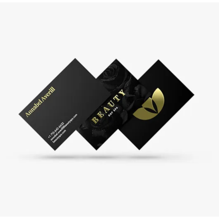 Wizytówki złocone 500 sztuk